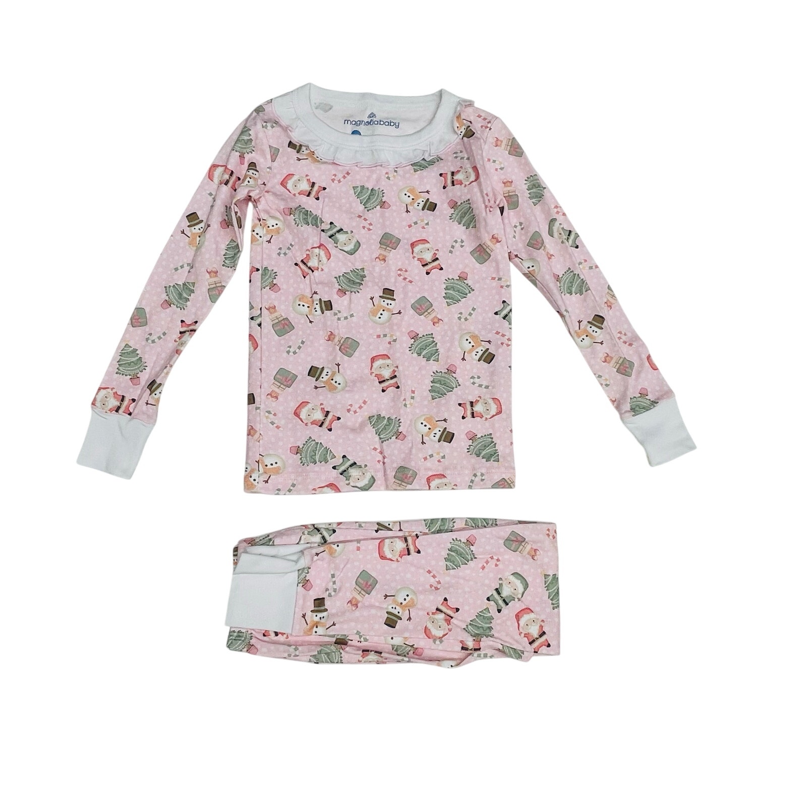 Nwt Magnolia Baby Size 12 Sweet Little Christmas In Pink